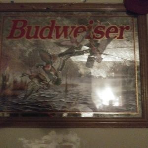 Budweiser mirror 32in